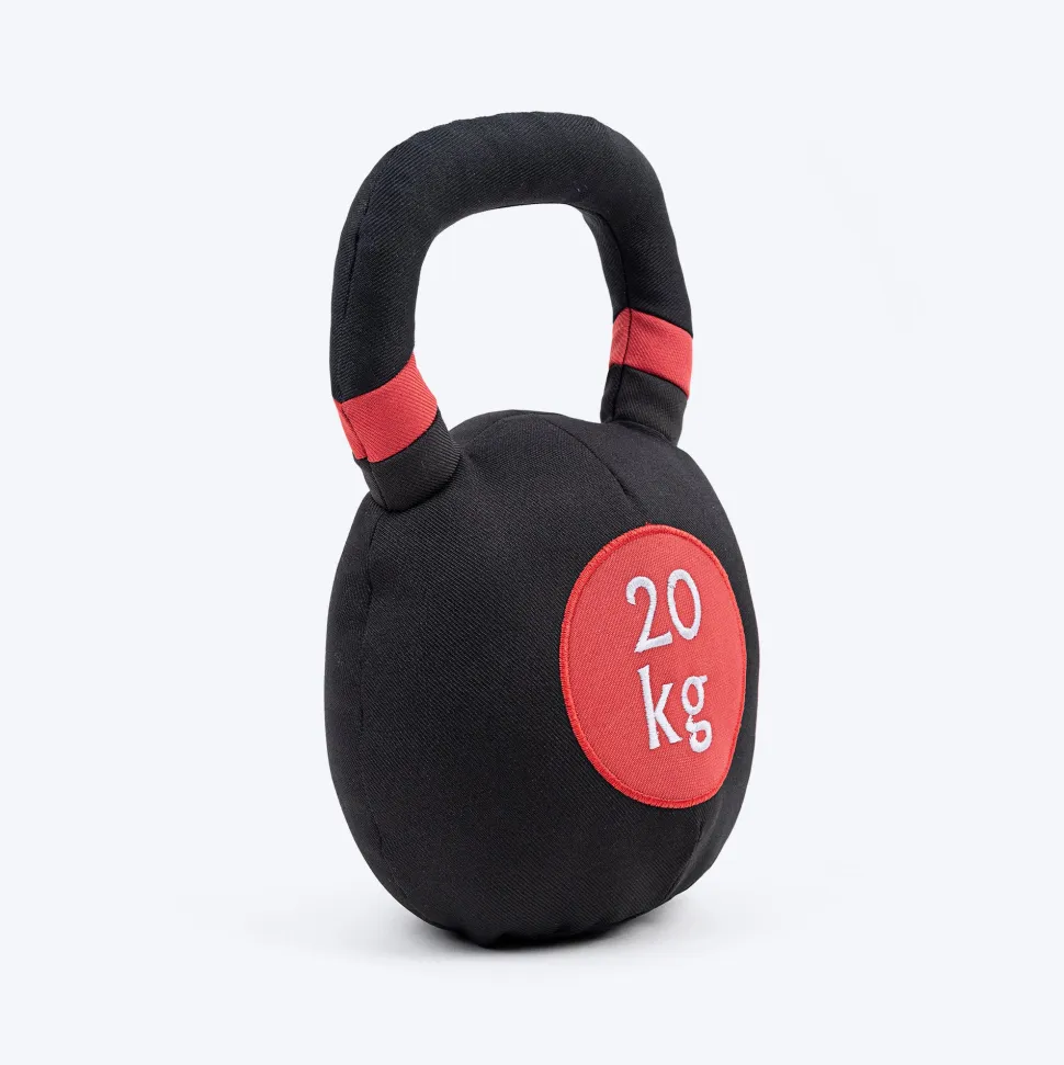 HUFT Wagweights Squeaker Plush Toy For Dog - Black