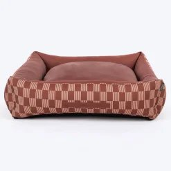HUFT Walnut Weave Lounger Bed For Dog - Brown