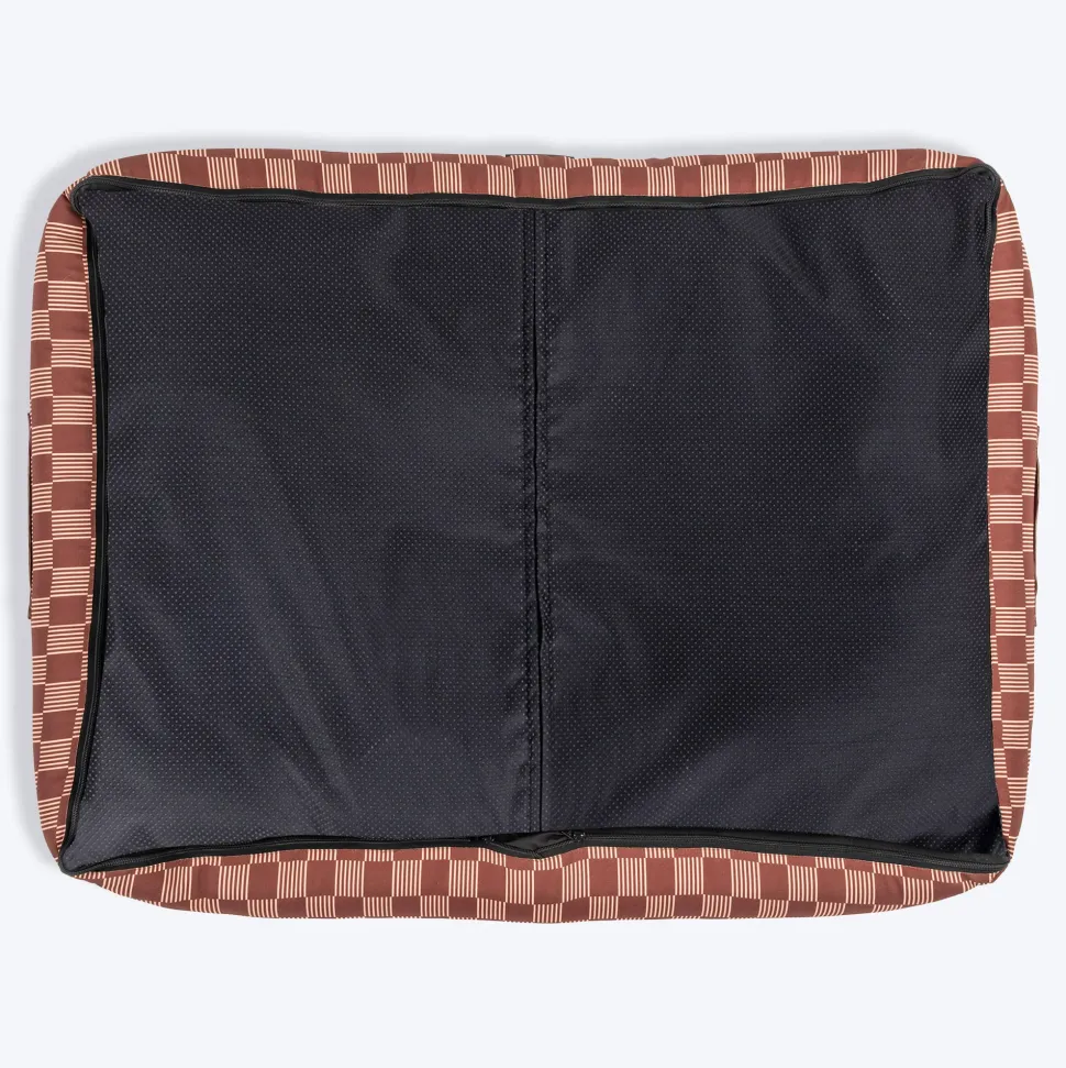 HUFT Walnut Weave Lounger Bed For Dog - Brown