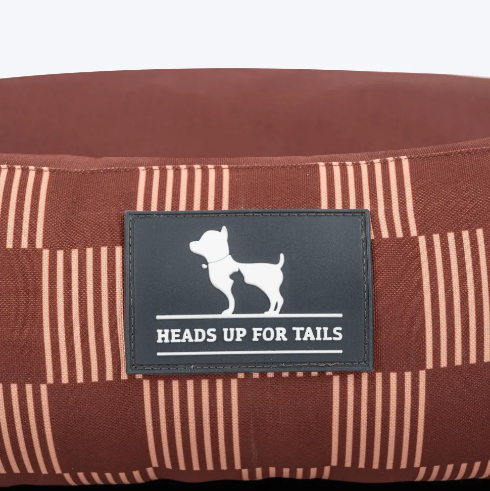 HUFT Walnut Weave Lounger Bed For Dog - Brown