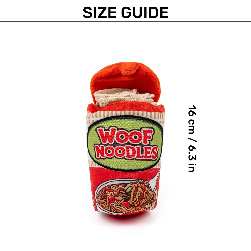 HUFT Woof Noodles Plush Toy For Dog - Multicolor