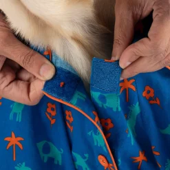 HUFT X Pinklay Jungle Joyride Shirt For Dog - Blue & Orange