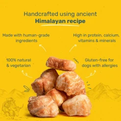 HUFT Yakies Puff Bites 100% Natural Gluten Free Dog Treats - 70 gm