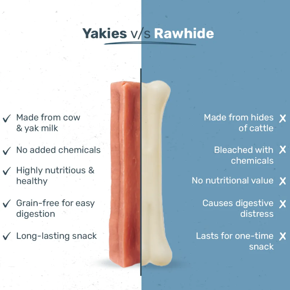 HUFT Yakies Vegetarian Natural Chew Bone - Apple