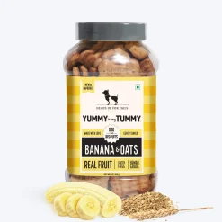 HUFT Yummy In My Tummy Banana & Oats Gluten-Free Biscuits - 320 gm