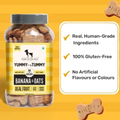 HUFT Yummy In My Tummy Banana & Oats Gluten-Free Biscuits - 320 gm