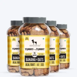 HUFT Yummy In My Tummy Banana & Oats Gluten-Free Biscuits - (Best Before August'26)