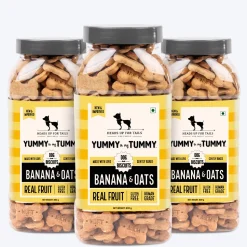 HUFT Yummy In My Tummy Banana & Oats Gluten-Free Biscuits - 800 gm (Best Before September'26