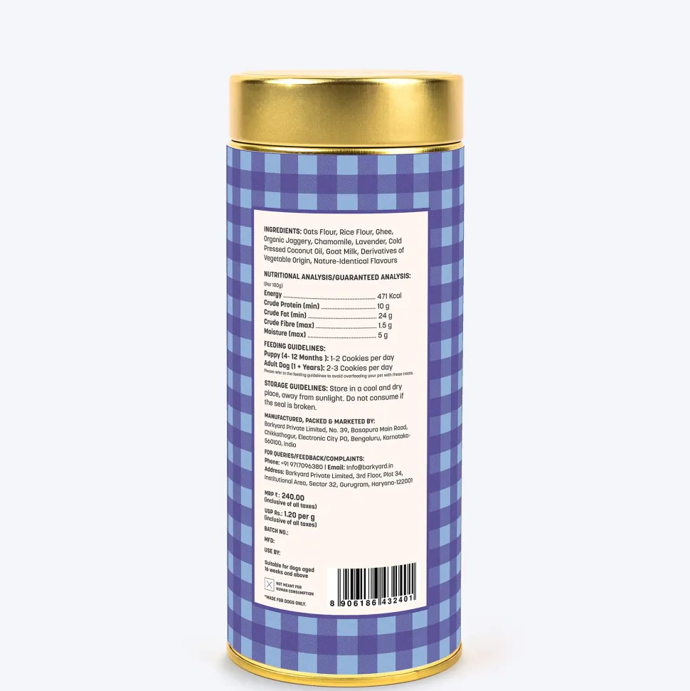 HUFT Yummy In My Tummy Chamomile & Lavender Biscuits 200g