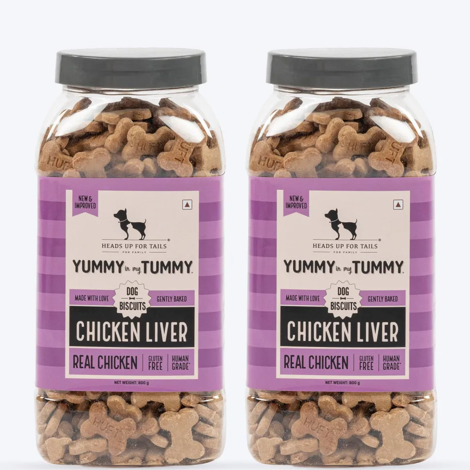 HUFT Yummy In My Tummy Chicken Liver Gluten-Free Biscuits