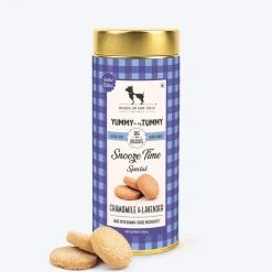 HUFT Yummy In My Tummy Snooze Time & Chai Time Gluten Free Dog Biscuits Combo - Pack of 2 (200 gm x 2)