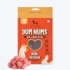 HUFT Yum Nums : Real Chicken & Egg With Cheese Soft Sticks Treat Combo For Dogs - 150 gm (Each 70 gm)