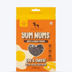 HUFT Yum Nums Soft & Chewy Pieces Egg & Cheese With Real Chicken Treat For Dogs
