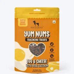 HUFT Yum Nums Soft & Chewy Pieces Egg & Cheese With Real Chicken Treat For Dogs