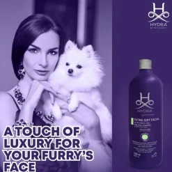 Hydra Groomers Extra Soft Ultra Gentle Face And Body Shampoo For Dog & Cat - 1 Ltr