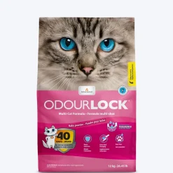 Intersand Odourlock Multi Cat Formula Clumpable Cat Litter Baby Powder - 12 kg