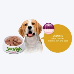 JerHigh Chicken & Liver in Gravy Wet Dog Food - 120 g packs