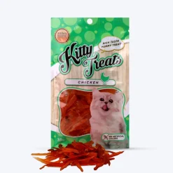 Kitty Treats Sliced Soft Chicken Jerky Cat Treat - 30 g