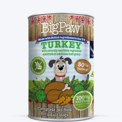 Little BigPaw Turkey with Broccoli, Carrots and Cranberries in a Rich Herb Gravy Wet Dog Food - 390 g
