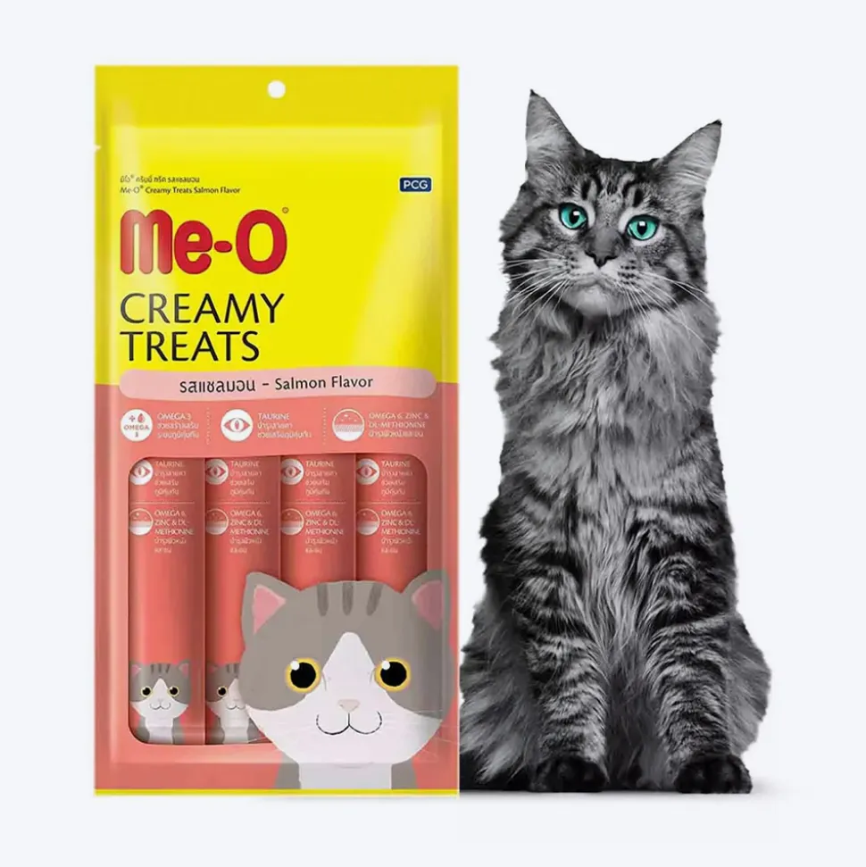 Me-O Creamy Cat Treats - Salmon - Pack of 20 (20 x 15 g)
