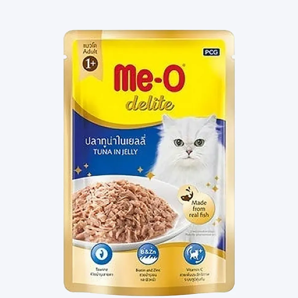 Me-O Delite Tuna in Jelly Wet Cat Food - 70 g packs