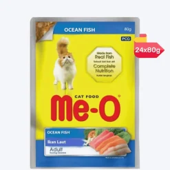 Me-O Ocean Fish in Jelly Wet Food For Cat - 80 g packs