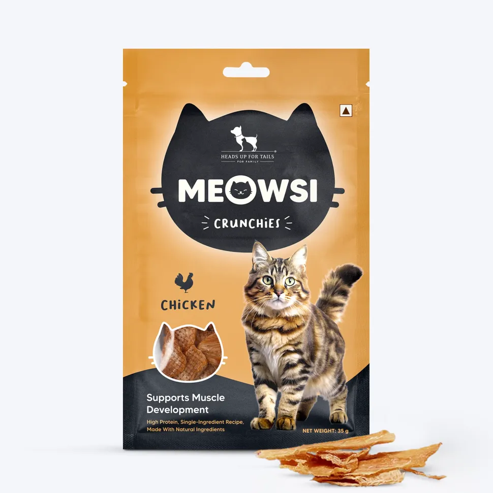 Meowsi by HUFT Cat Treats - Chicken Crunchies - 35 g