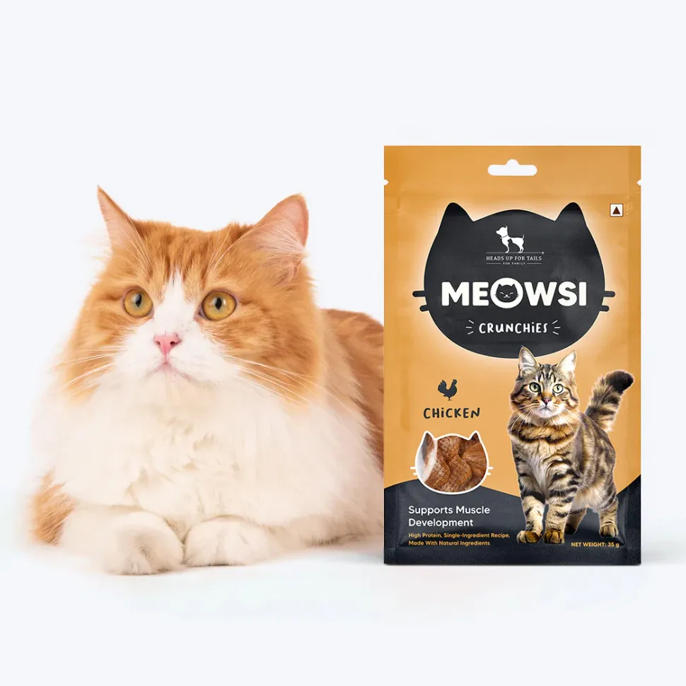 Meowsi by HUFT Cat Treats - Chicken Crunchies - 35 g