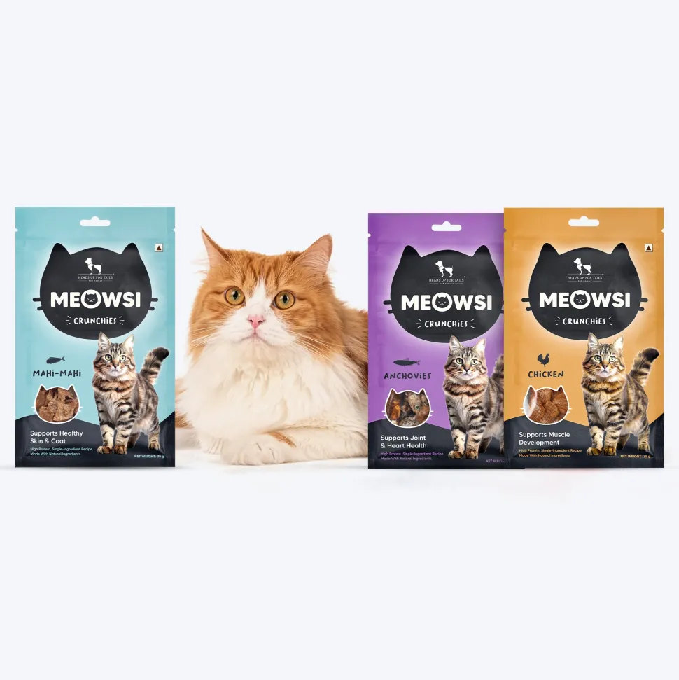 Meowsi by HUFT Cat Treats Combo - Non-Veg (Pack of 3)