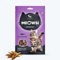 Meowsi by HUFT Dehydrated Anchovies Crunchies Cat Treats - 35 g