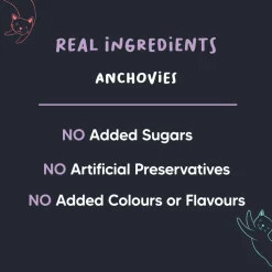 Meowsi by HUFT Dehydrated Anchovies Crunchies Cat Treats - 35 g