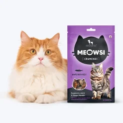 Meowsi by HUFT Dehydrated Anchovies Crunchies Cat Treats - 35 g