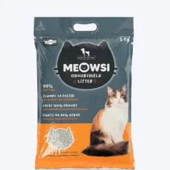 Meowsi By HUFT OdourShield Unscented Cat Litter Activated Carbon 5kg