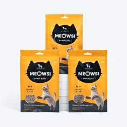 Meowsi Chicken & Fish Power Bites Cat Treats Grain-Free 50g (Best Before August'26)