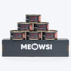 Meowsi Chicken Breast & Duck Mousse Canned Wet Cat Food 80g
