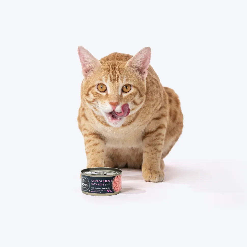 Meowsi Chicken Breast & Duck Pâté Wet Cat Food 80g