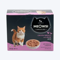 Meowsi Chicken Breast & Duck Pate Wet Cat Food 80g