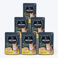 Meowsi Chicken Breast & Quail Egg Pate Wet Cat Food 80g