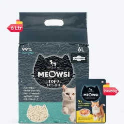 Meowsi Chicken Breast & Quail Egg Pate Wet Cat Food 80g