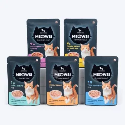 Meowsi Chicken Breast & Quail Egg Pate Wet Cat Food 80g