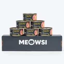 Meowsi Chicken Breast & Quail Egg Pate Wet Cat Food 80g