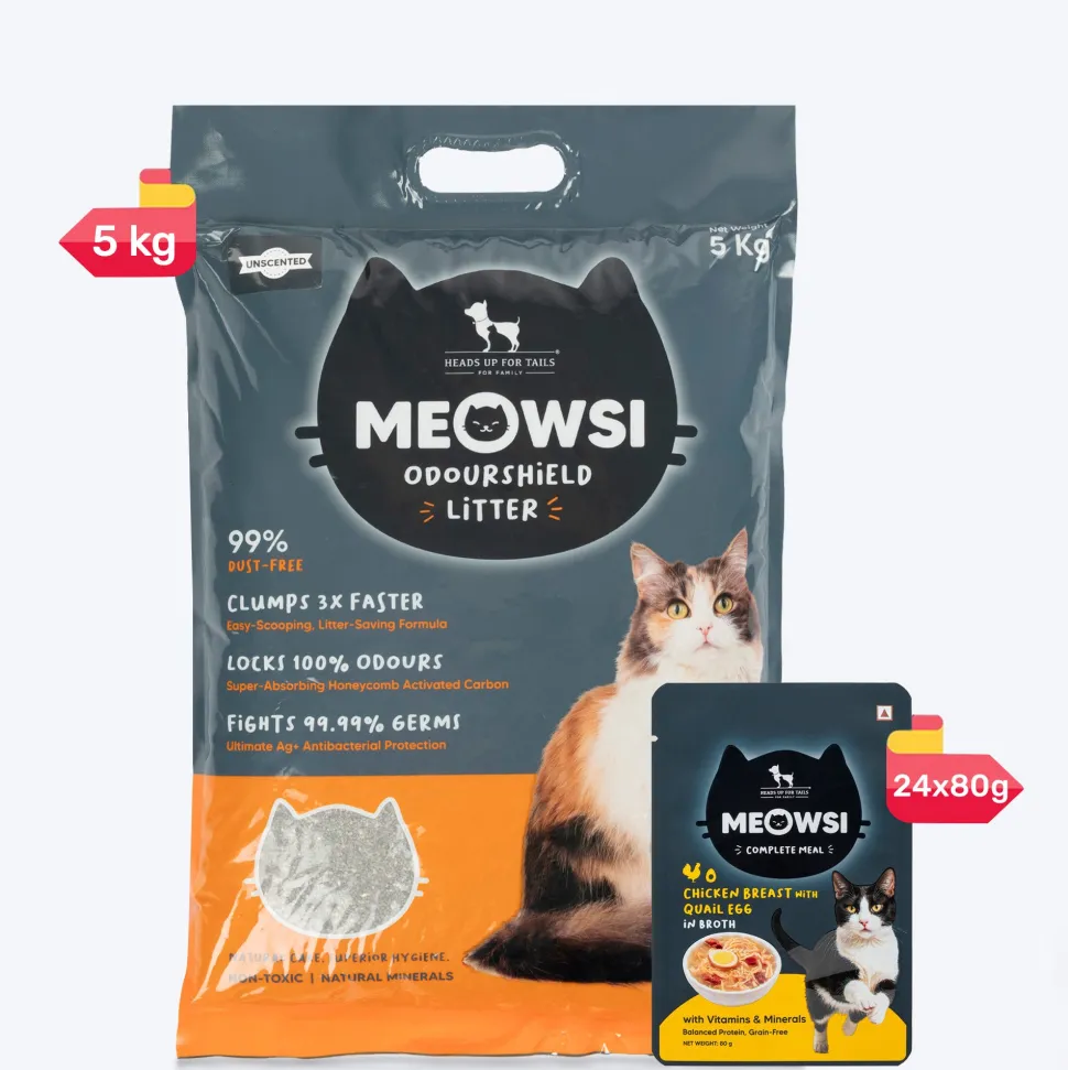 Meowsi Chicken Breast & Quail Egg in Broth Wet Cat Food 80g