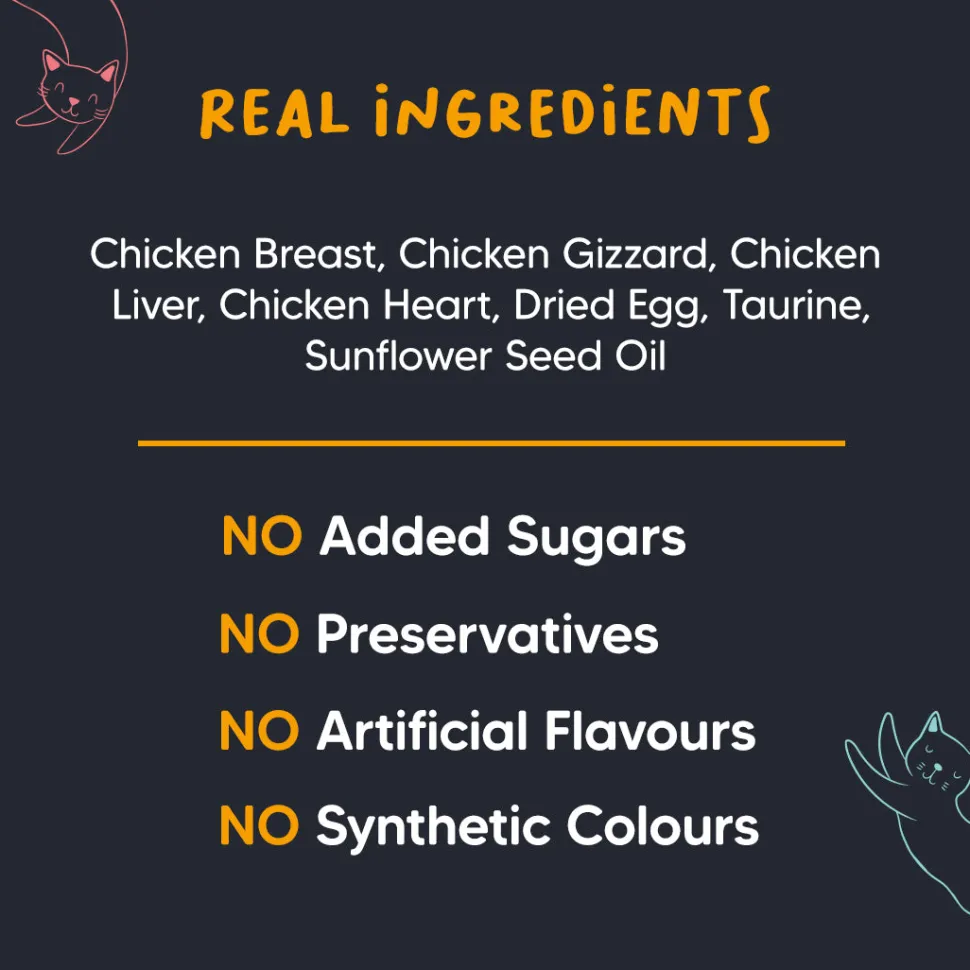 Meowsi Chicken Breast Mousse Wet Cat Food Grain-Free 80g