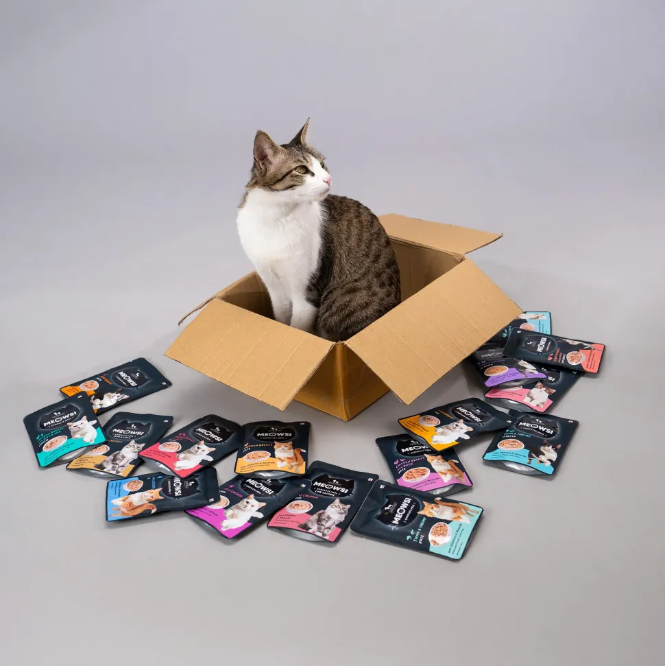 Meowsi Chicken Breast with Duck Mousse Wet Cat Food 80g