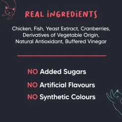 Meowsi Chicken, Fish & Cranberry Power Bites Cat Treats 50g