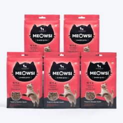 Meowsi Chicken, Fish & Cranberry Power Bites Cat Treats 50g