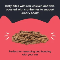 Meowsi Chicken, Fish & Cranberry Power Bites Cat Treats 50g