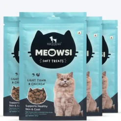 Meowsi Light Tuna & Chicken Soft Cat Treats 50g