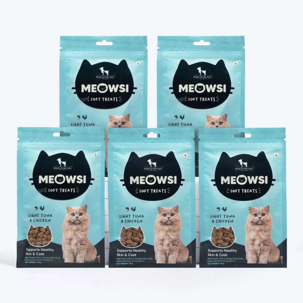 Meowsi Light Tuna & Chicken Soft Cat Treats 50g