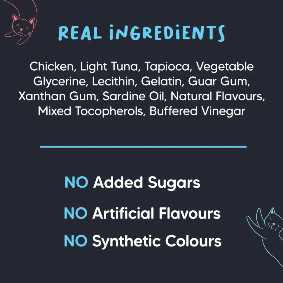 Meowsi Light Tuna & Chicken Soft Cat Treats 50g